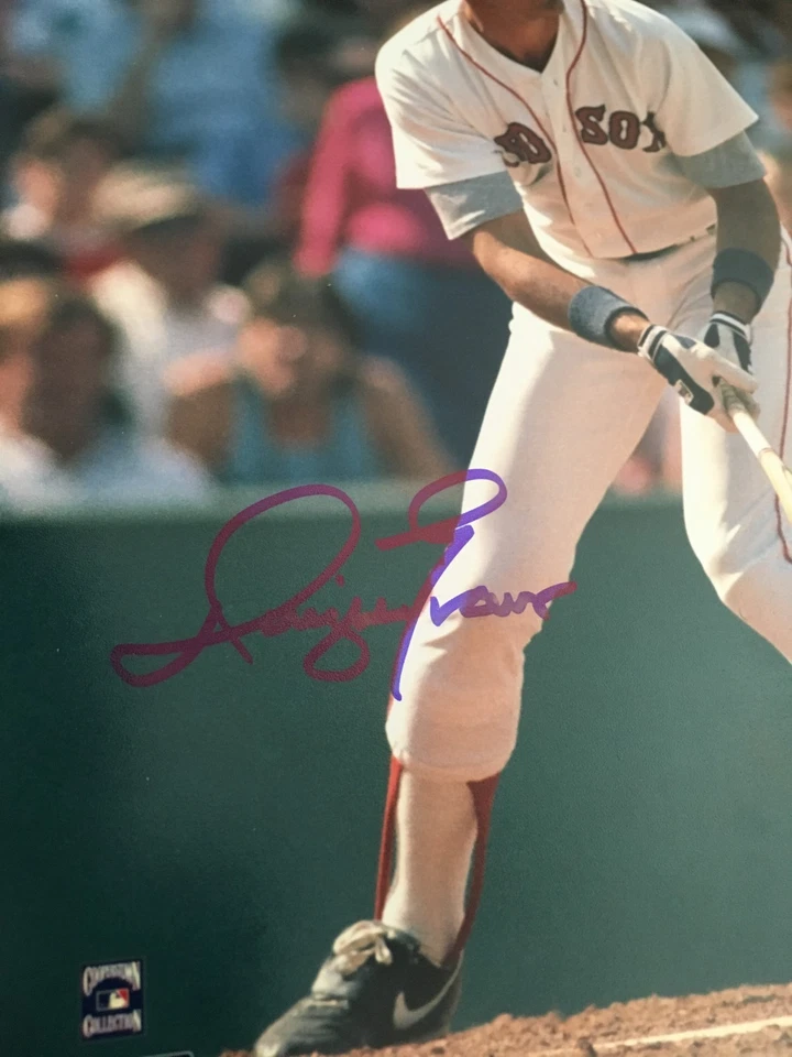 FOTO AUTOGRAFIADA DE 8 X 10 DE LOS SOX ROJOS DE WIGHT EVANS JSA Foto 2 de 4