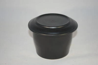 Butterkühler 250 g gross "schwarz matt" Steinzeug Westerwald - Bild 1 von 2