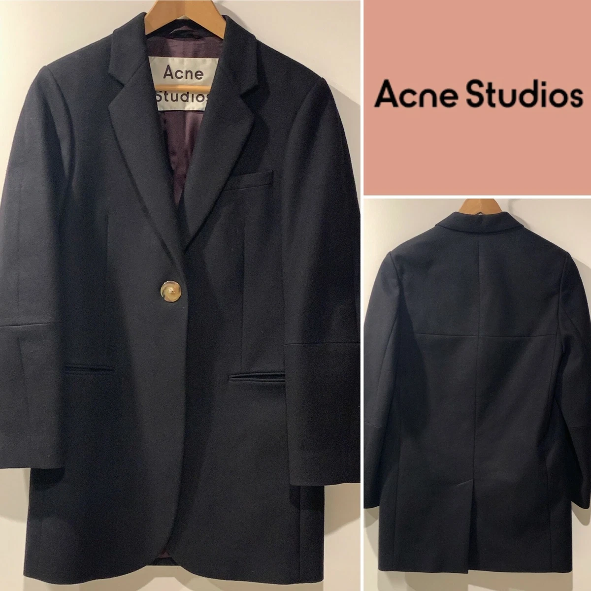 Acne studios hotsell black coat