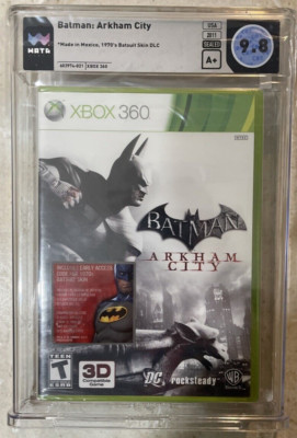 Batman Arkham City Xbox 360 Early Access DLC Graded WATA 9.8 A+ New Sealed