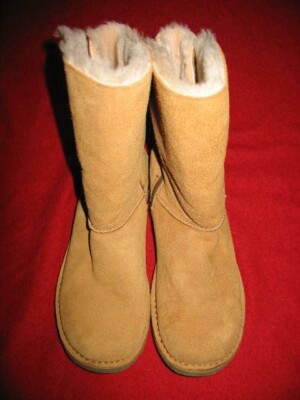 TAMARAC, WOMEN'S SUEDE SHEARLING BOOTS, SIZE: 10