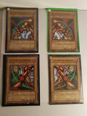 yu gi oh Exodia - Combo Rechter Arm/Bein und Linker Arm/Bein in DB1
