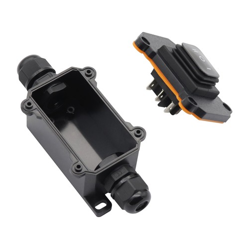 IP68 Waterproof Junction Box + 3-speed Rocker Switch Set Outdoor 2 Way I1N0 - Bild 12 von 12