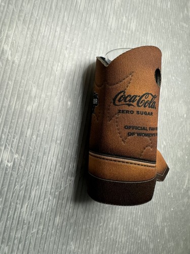 COCA-COLA KOOZIE w/ 2 plastic Cups NCAA Women’s FINAL FOUR Dallas - Picture 3 of 9