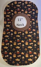 Bib 11" Neck Pull Over Head T-Shirt Special Needs Drool Cotton water resistant
