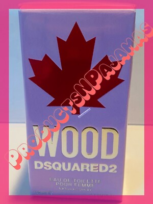 Wood DSQUARED2 Eau de Toilette  1.7fl.oz/50ml  SEALED RETAIL BOX