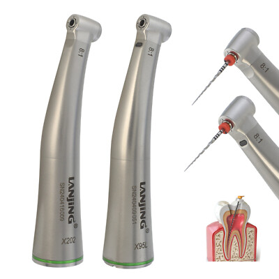 Dental 8:1 Endo Handpiece Contra Angle Fiber Optic Mini Fits Dentsply TUL-8M NSK
