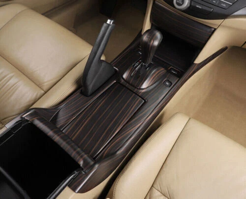 Panel de cambio de marchas consola de grano de madera melocotón para Honda Accord Crosstour 2008-2012 Foto 4 de 4