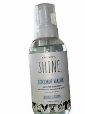 RAE DUNN   SHINE   DRY PET SHAMPOO WATERLESS FOAM   COCONUT VANILLA 16.9fl.oz