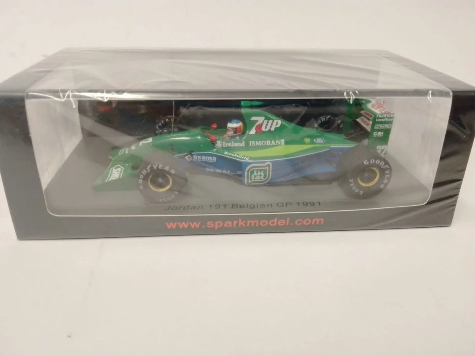 Spark Jordan 191 #32 Michael Schumacher debut Belgian GP 1991 1/43 S8079 - Immagine 2 di 3