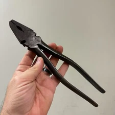 Vtg Smith & Hemenway Co RED DEVIL No.1001 Fence Pliers 10"