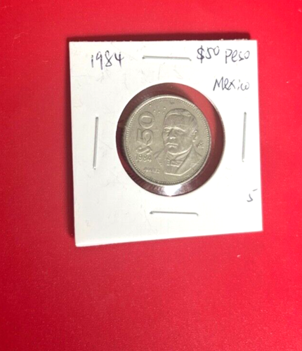1984 50 Peso Mexico Pièce de Monnaie - Beau World Monnaie - Photo 1 sur 2