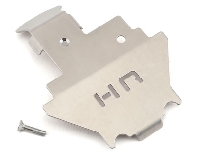 Hot Racing Stainless Steel Center Belly Pan Skid Plate For Traxxas TRX-4 - Armor Protection (STRXF332C)