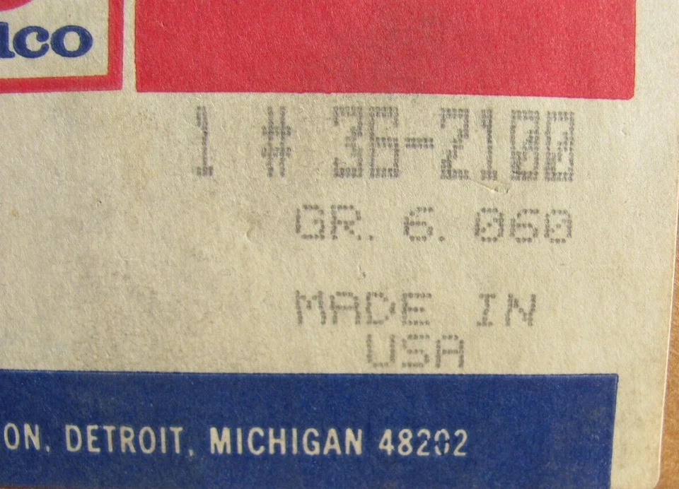 Nuevo de Lote Antiguo Delco 36-2100 GM 26026728 7846867 CV Kit de Servicio Conjunto 1984-94 Fiero Cavalie Foto 3 de 4