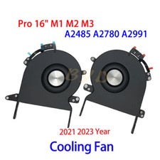 Original Used Cooling Fan For Macbook Pro 16" M1 M2 M3 A2485 A2780 A2991