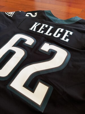 AUTHENTIC Nike Jason Kelce Elite Philadelphia Eagles Jersey Black