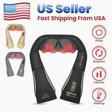 Snailax Shiatsu Back Neck Shoulder Massager with Heat 3D Deep Tissue Kneading