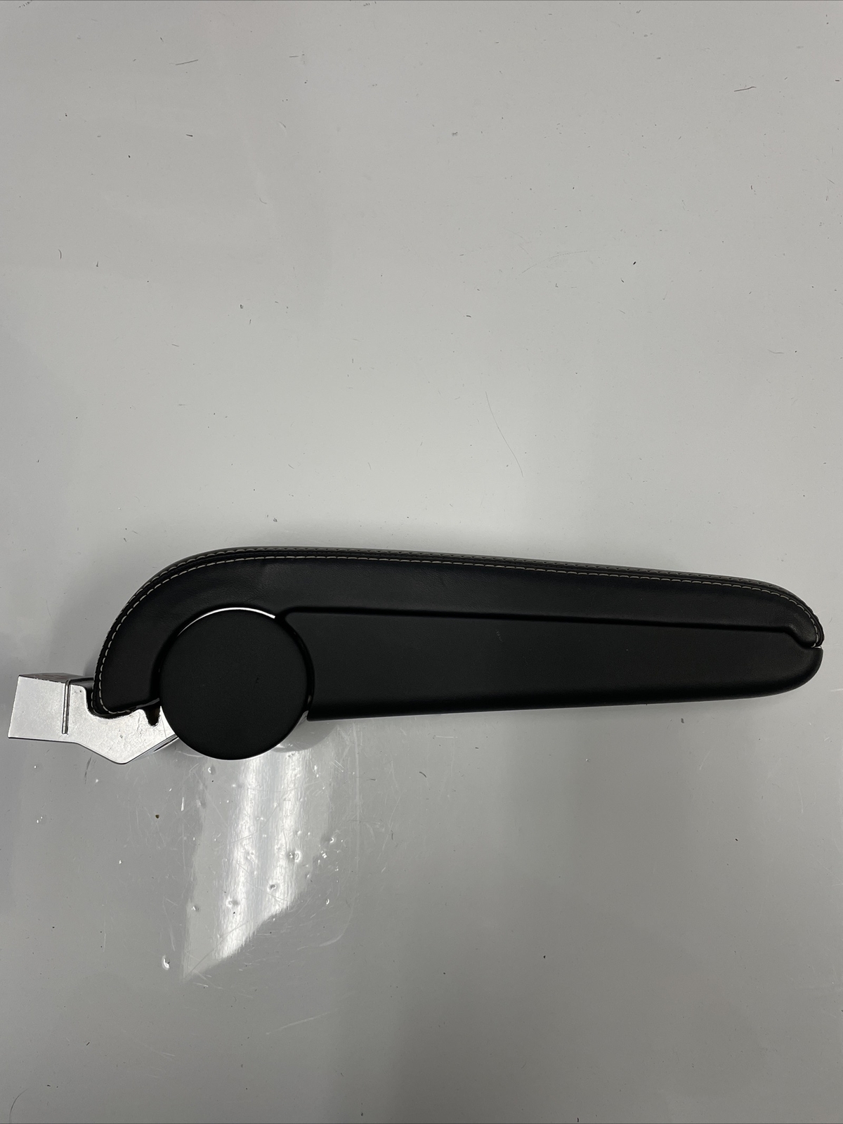 2014 Bentley Continental Flying Spur Black Leather LH RH Center Console Armrests