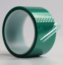 50mm x 100ft Green PET Tape High Temperature Heat Resistant