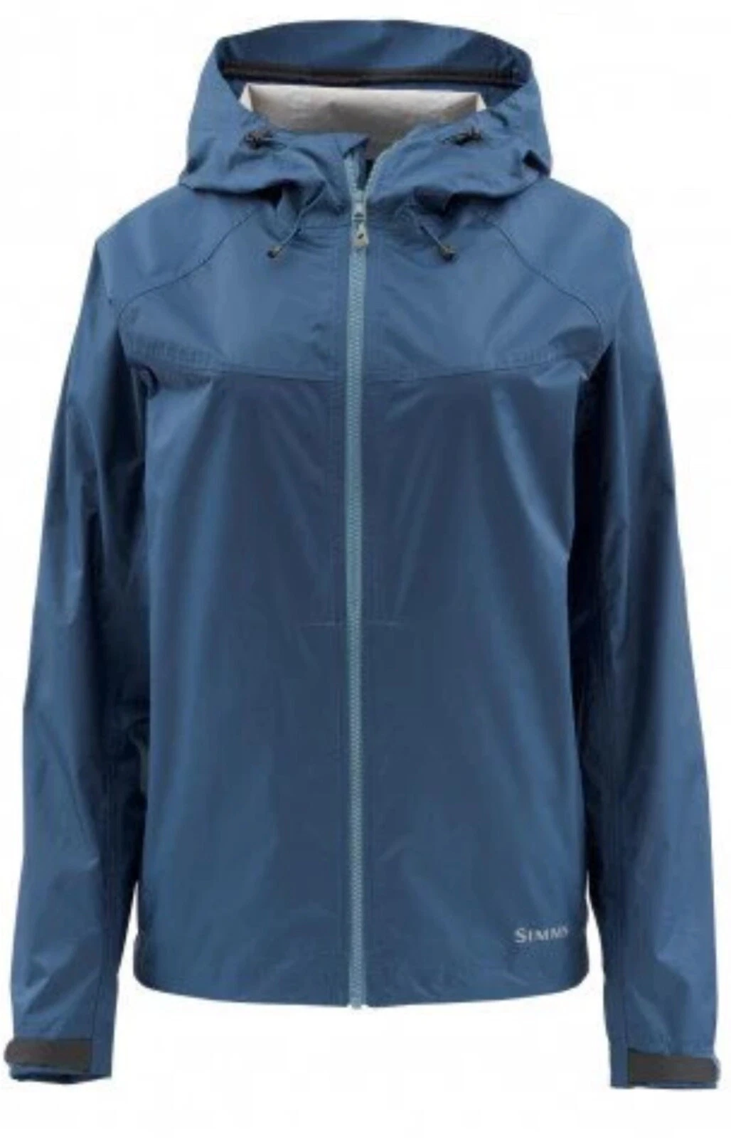 Simms Fishing Women’s Waypoints Jacket Medium Dark Blue Packable Rain & Wind NEW