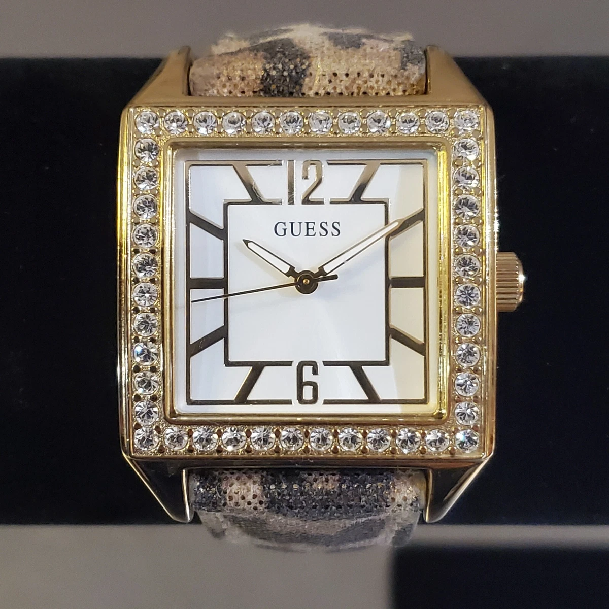 Guess watch gold shop with diamonds