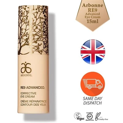 Neu ARBONNE RE9 Advanced korrigierende Augencreme 15ml neu verpackt kostenlose UK Lieferung