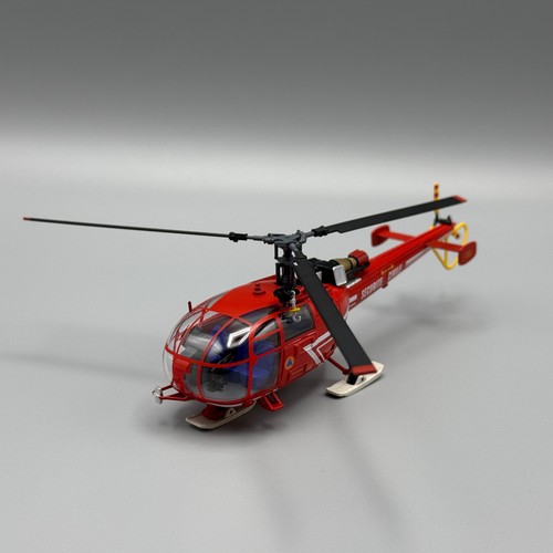 Sécurité Civile Sa 316 Alouette III Hélicoptère Ghsc Base Chamonix Herpa 580847 - Photo 9 sur 12