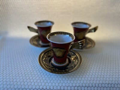 Rosenthal Versace Medusa Ikarus Kaffeetasse 2tgl
