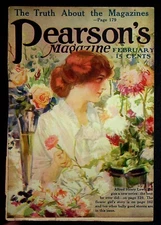 C. D. Williams Illustrated Cover Only February 1914 Pearson's Magazine 