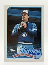 Topps 1989 Baseball David Wells #567 Toronto Blue Jays Base Set Rookie Card . rookie card picture