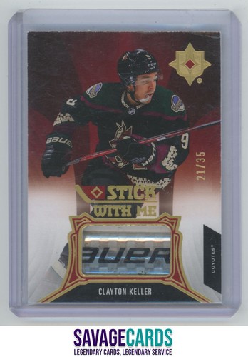 2021-22 UD Ultimate Collection Stick With Me Clayton Keller /35 #SWM-KE ...