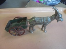 Vintage Cast Iron Goat Cart