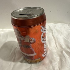 Coca-Cola Santa Claus Christmas collectible coin bank. 8" Tall
