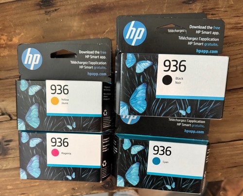Original HP 936 Set - Schwarz/Cyan/Magenta/Gelb - Original Tintenpatronen 2026