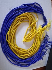 Beads - 2 Hanks Of Bugle Tube Beads - 20 Strands 10mm Beads