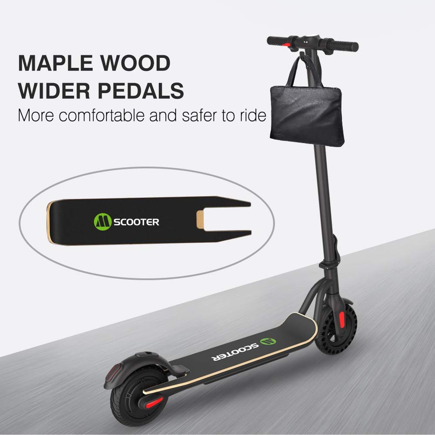 MEGAWHEELS Electric Scooter, 3 Gears, Max Speed 15.5MPH, 12-17 Miles Rang 7.5...
