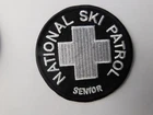 NATIIONAL SKI PATROL PATCH HAT VEST BADGE SENIOR PROGRAM AWARD SKIING SOUVENIR