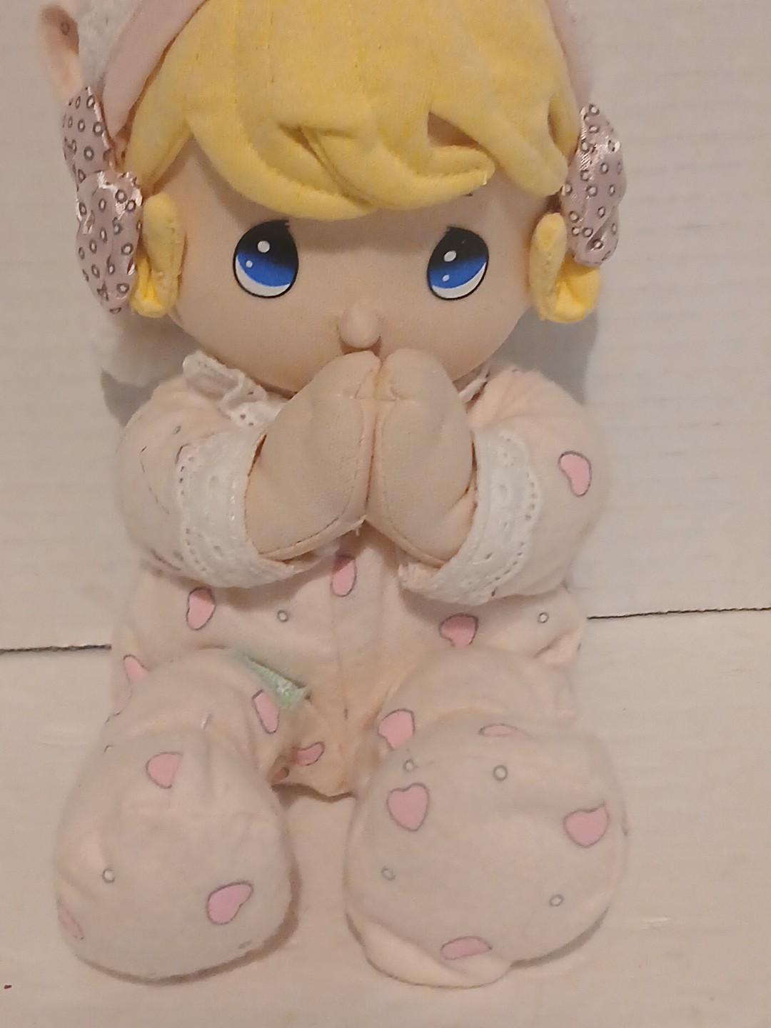 Vintage Precious Moments Prayer Pal Doll Recites"Now I Lay M