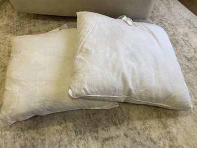 Utopia Bedding Throw Pillow Inserts (Set of 2, White), 18 x 18 Inches Pillow
