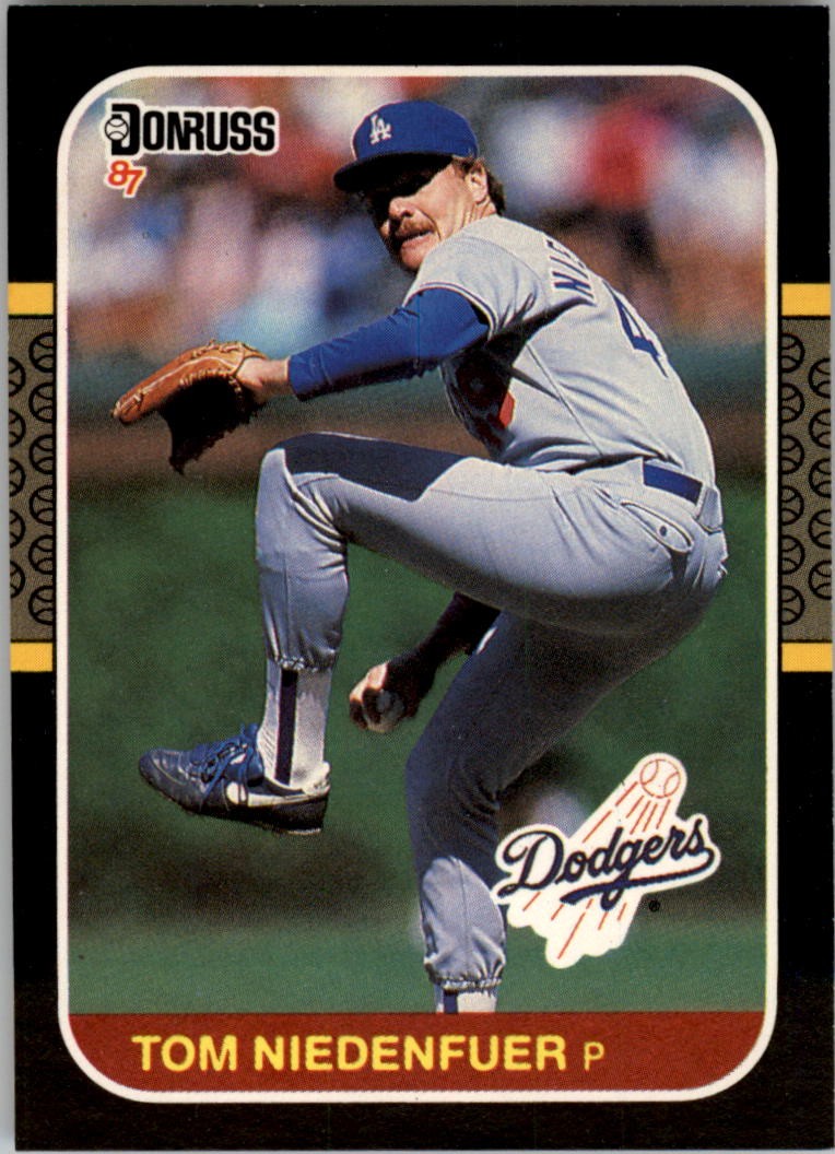 1987 Donruss #218 Tom Niedenfuer - BB