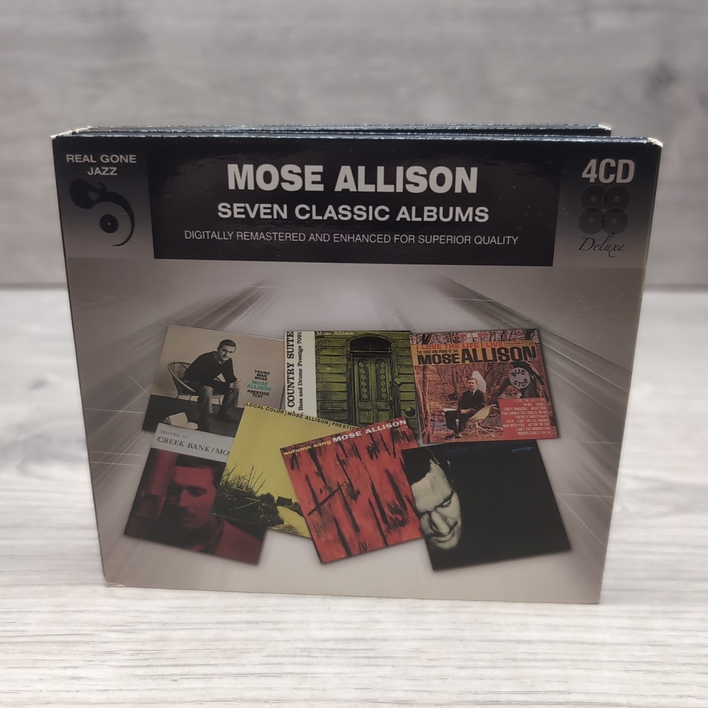 MOSE ALLISON - Seven Classic Albums - 4CD Box Set Digipak - Real Gone Jazz - VG
