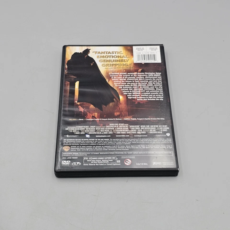 Batman Begins DVD - Image 3 of 4