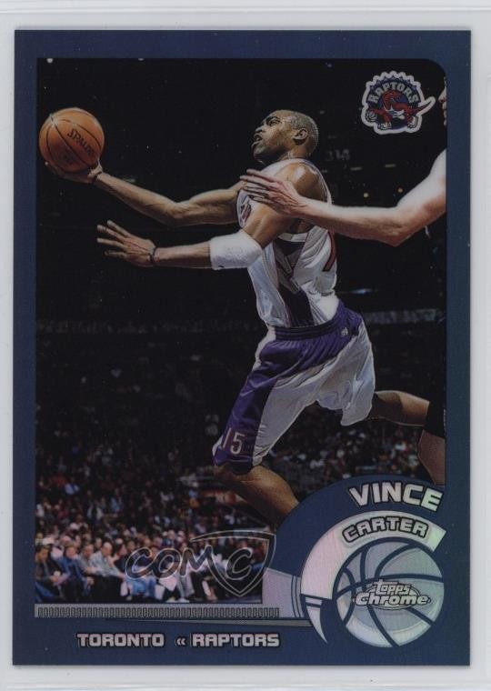 2002-03 Topps Chrome Refractor Vince Carter #30 HOF 9l4