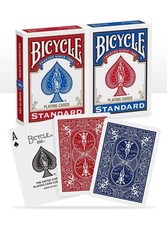 Bicycle Standard Playing Cards, 2 Count DECKS-2 , Poker, Red  Blue  TRUSTED