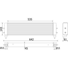 Mahle CLC 94 000P Ölkühler Motoröl für BMW 6 5 X6 8 F13 F12 F06 F10 G30 F90