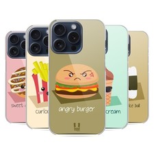FUNDA TRASERA RÍGIDA HEAD CASE DESIGNS FOOD MOOD PARA TELÉFONOS APPLE iPHONE