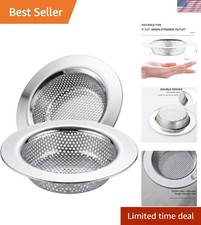 Kitchen Sink Strainer Stainless Steel, Kitchen Sink Drain Strainer, Sink Stra...
