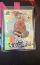 2021 Bowman Chrome - 40-Man Futures Reid Detmers #FMF-9 (RC)