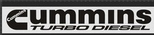 Cummins Turbo Diesel Super Sized Decal Xxl 24 Or 36 Diecut Sticker
