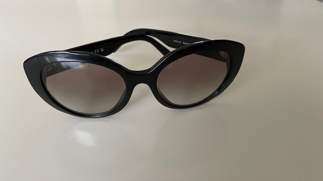 PRADA Sunglasses SPR01Y 1AB-0A7 140 2N Black Frame 54-19Brown